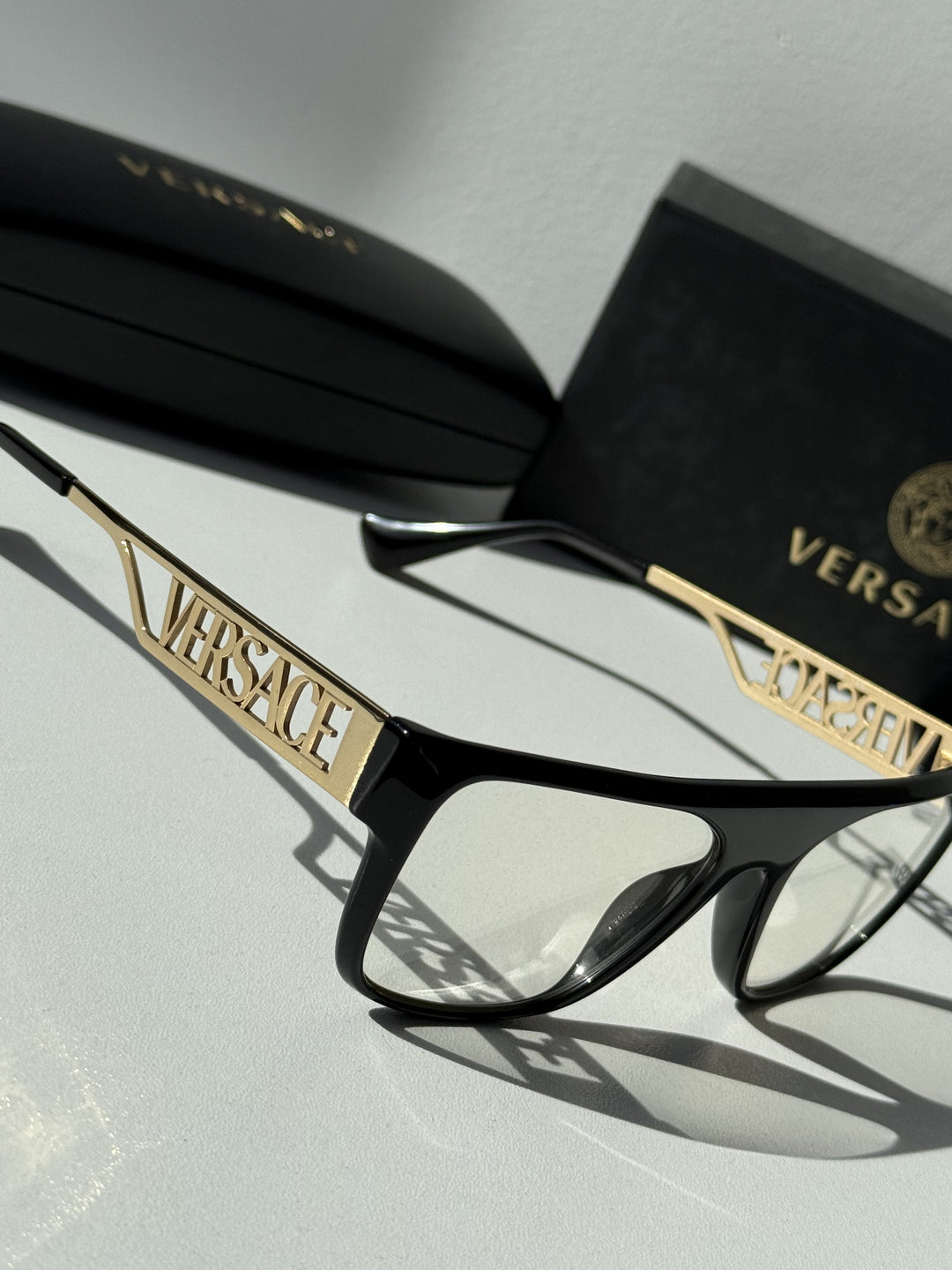 Monturas unisex Versace VE3326U negro dorado