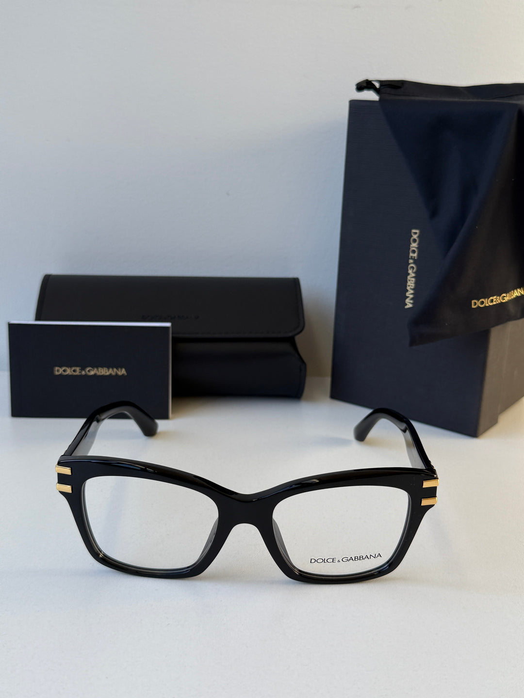 Dolce & Gabbana DG3419 Oversized Black Frames