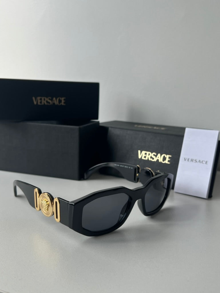 Versace VE4361 Gafas de sol Biggie en oro negro