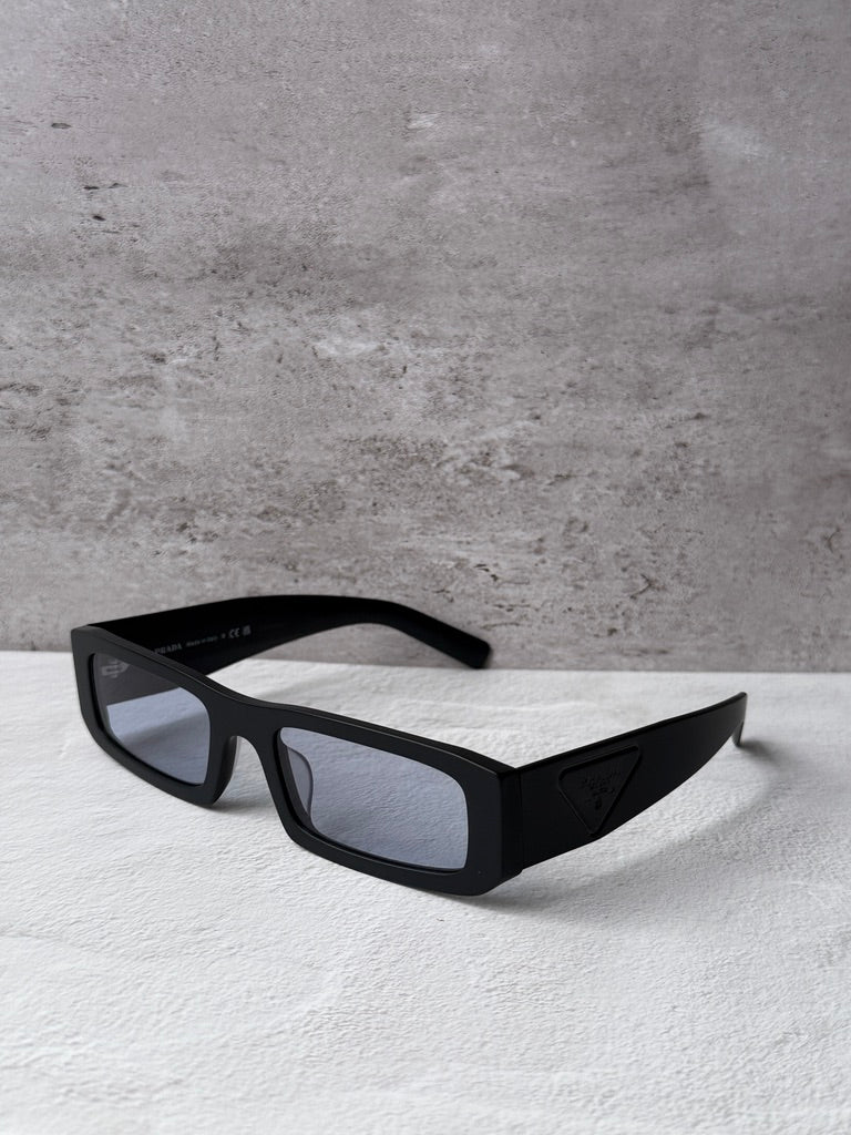 Prada PR D09SD Sunglasses in Black Blue