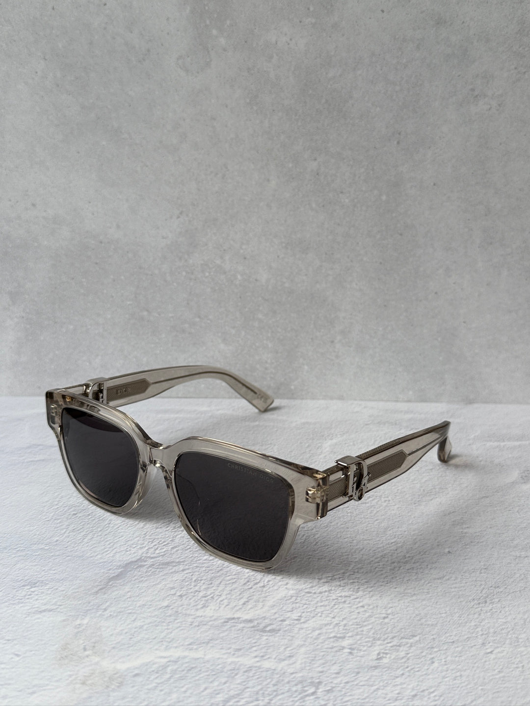 Dior Oblique S1I Sunglasses in Transparent Beige
