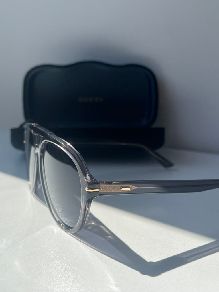 Gafas de sol Gucci GG1207SA dorado gris