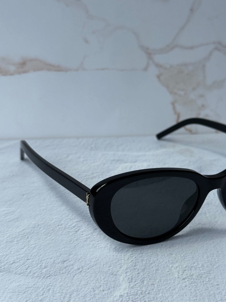 Saint Laurent SLM154 Sunglasses in Black Gold