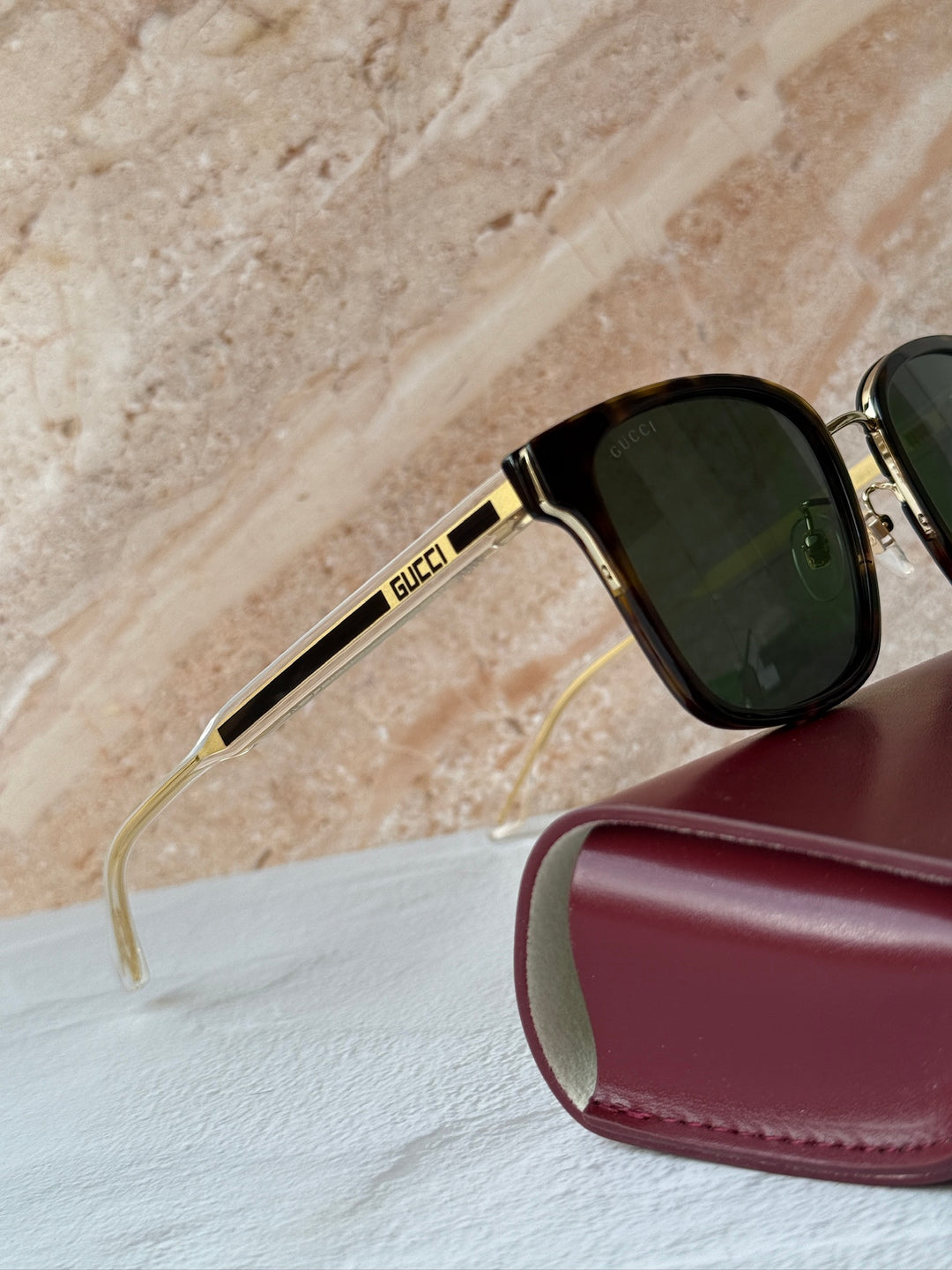 Gucci GG0563SK Havana Brown Unisex Sunglasses
