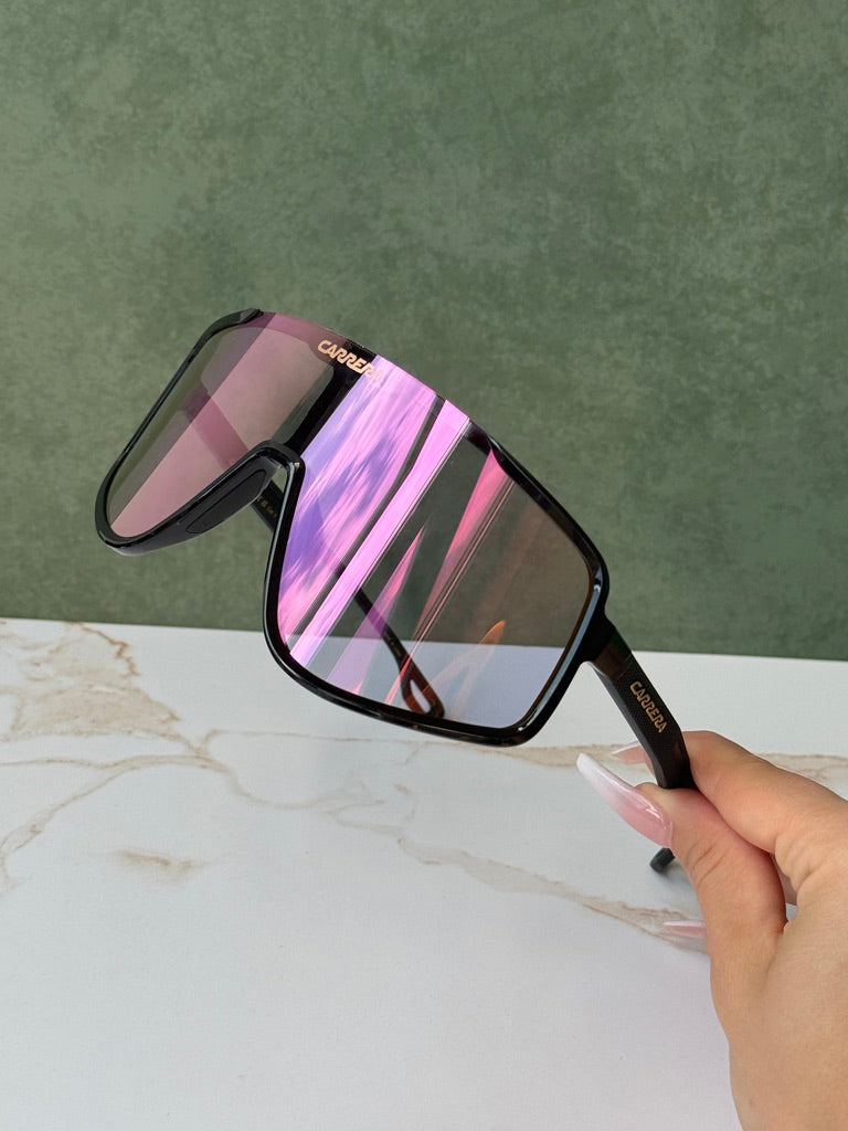 Gafas de Sol Carrera 1001/S Aviator en Polarizado Negro Rojo