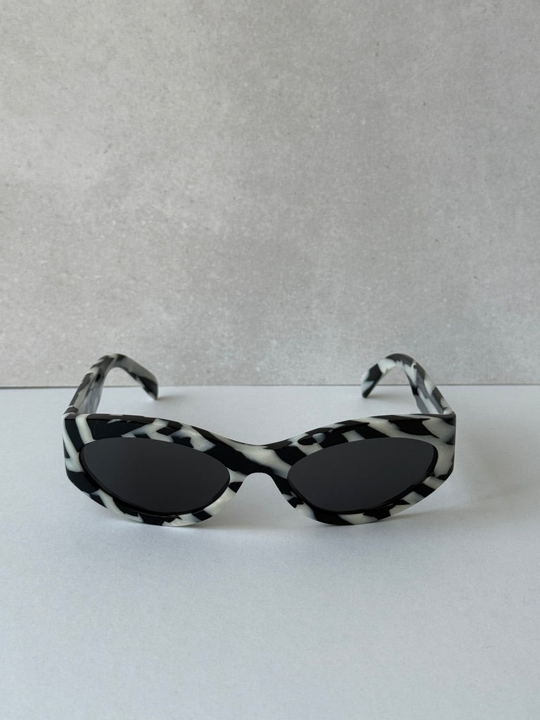 Celine CL40288I Monochroms Animal Print Cat Eye Sunglasses