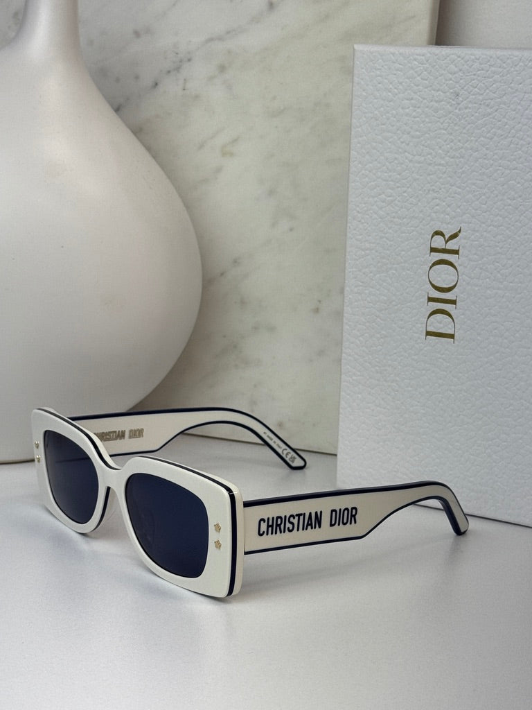 Dior Pacific S1U Sunglasses in White