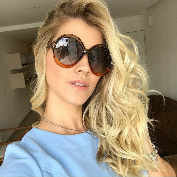 Dior Bianca Sunglasses in Burgundy Gradient