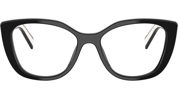 Prada PR B04V Cat Eye Eyeglasses Frames in Black White