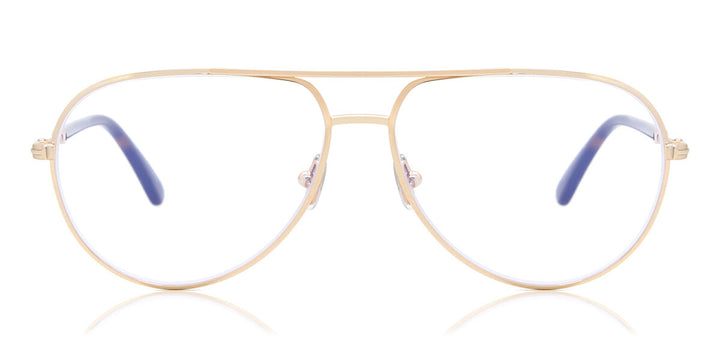 Tom Ford FT5829-B Gold Pilot Bluelight Frames
