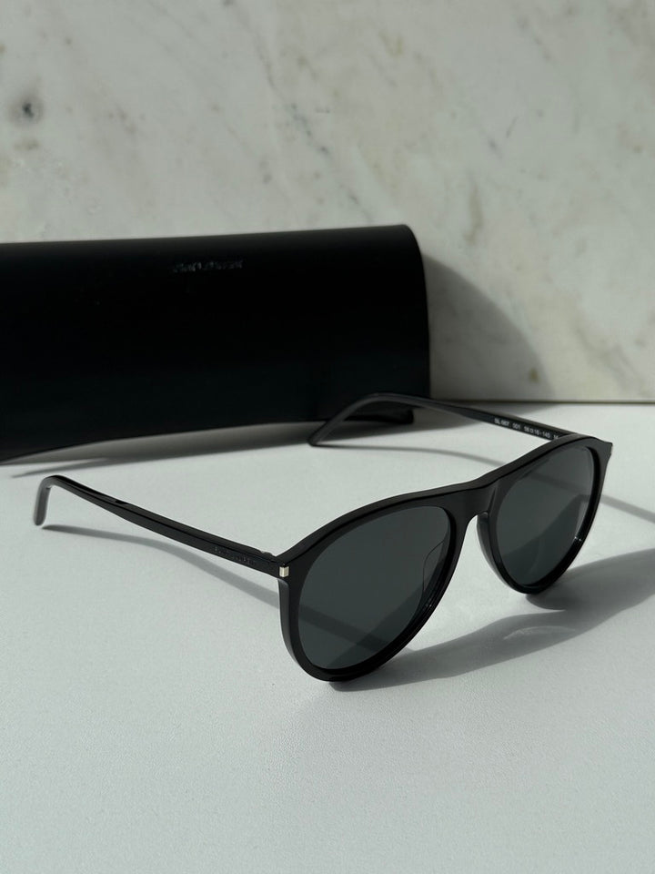 Saint Laurent SL667 Sunglasses in Black