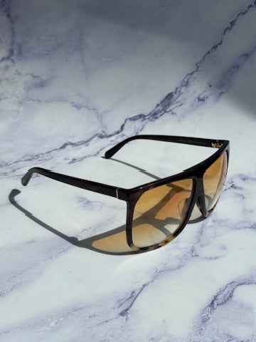 LW40001F Filipa Oversized Mask Sunglasses in Brown – Designer Daydream