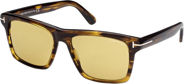 Tom Ford Buckley TF0906 Sunglasses in Havana Brown Yellow