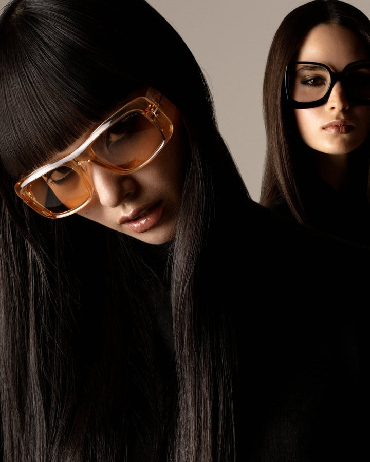 Tom Ford Aristotle FT0731 Sunglasses in Transparent Orange