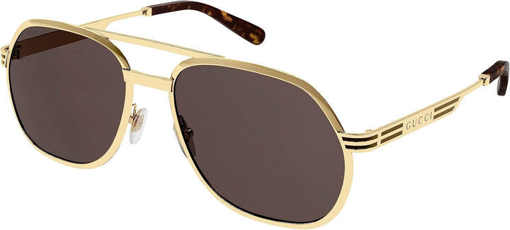 Gucci GG0981S Aviator Sunglasses in Gold