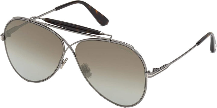 Tom Ford Holden FT0818 Ruthenium Aviator Sunglasses