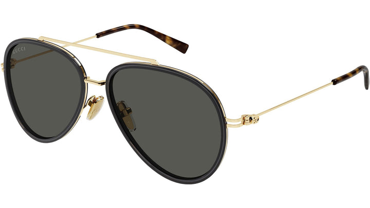 Gafas de sol extragrandes Gucci GG0817S con lentes grises 