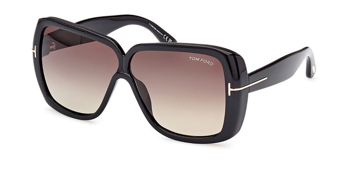 Tom Ford Marilyn FT1037 Square Sunglasses in Black - Designer Daydream