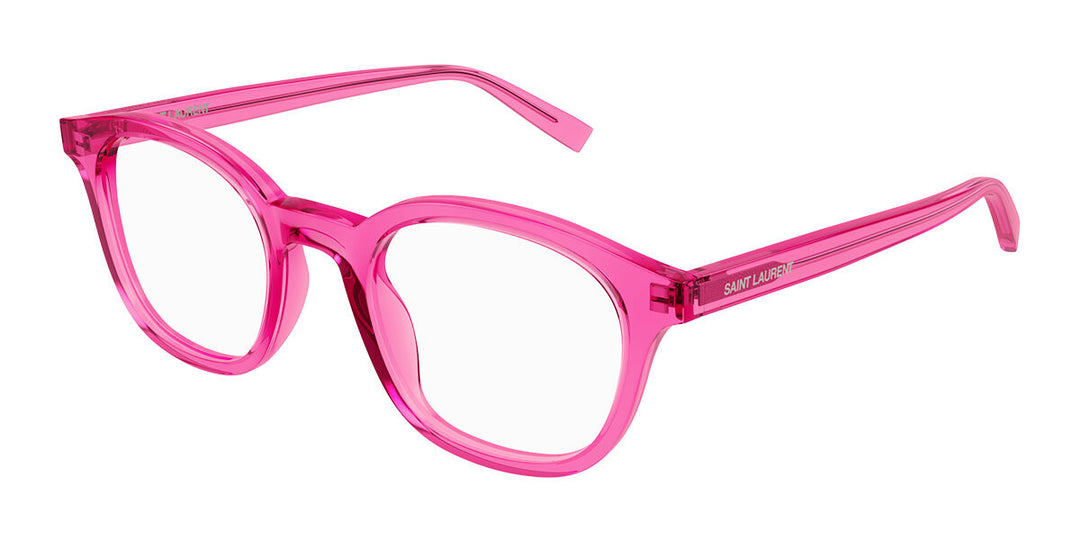 Saint Laurent SL588 Eyeglasses Frames in Pink