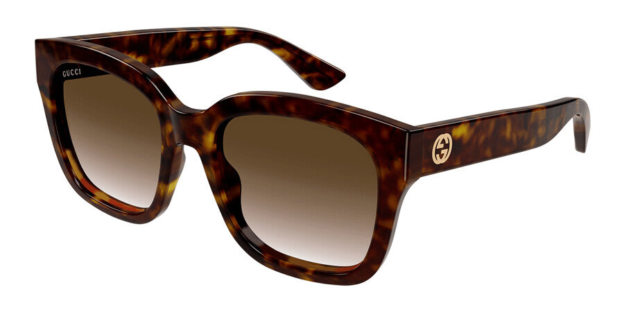 Gucci GG1338SK Thick Rim Sunglasses in Brown