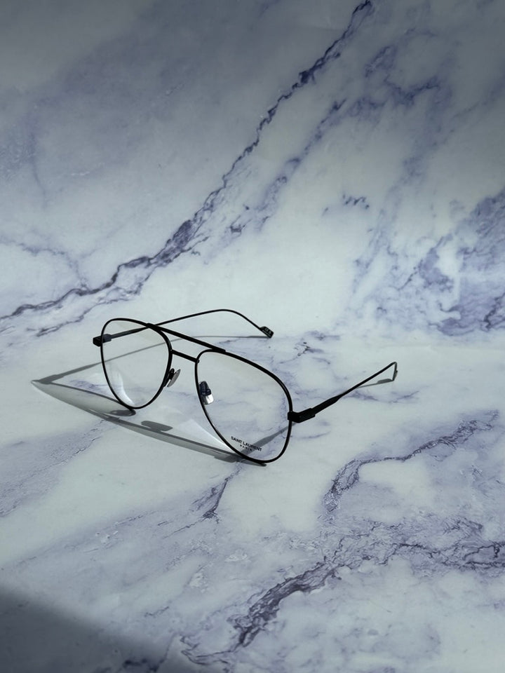 Saint Laurent Classic 11 gafas de sol de aviador doradas