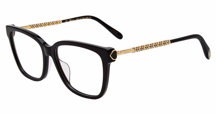 Chopard VCH333W Black Square Eyeglasses Frames