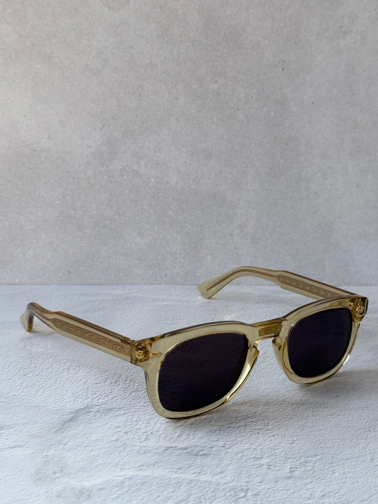Gucci GG0182S Transparent Brown Sunglasses