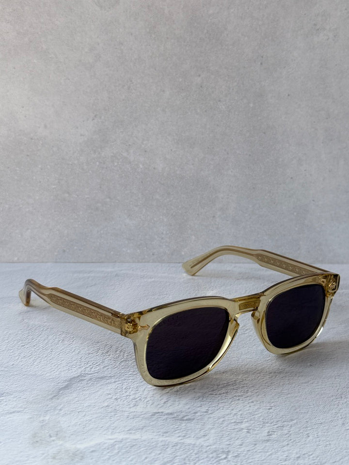 Gucci GG0182S Transparent Brown Sunglasses