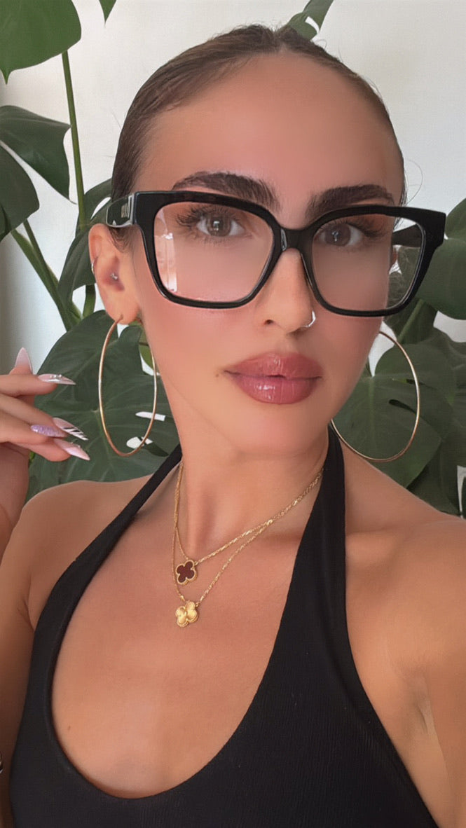 Monturas de ojos de gato Gucci GG0634O en marrón