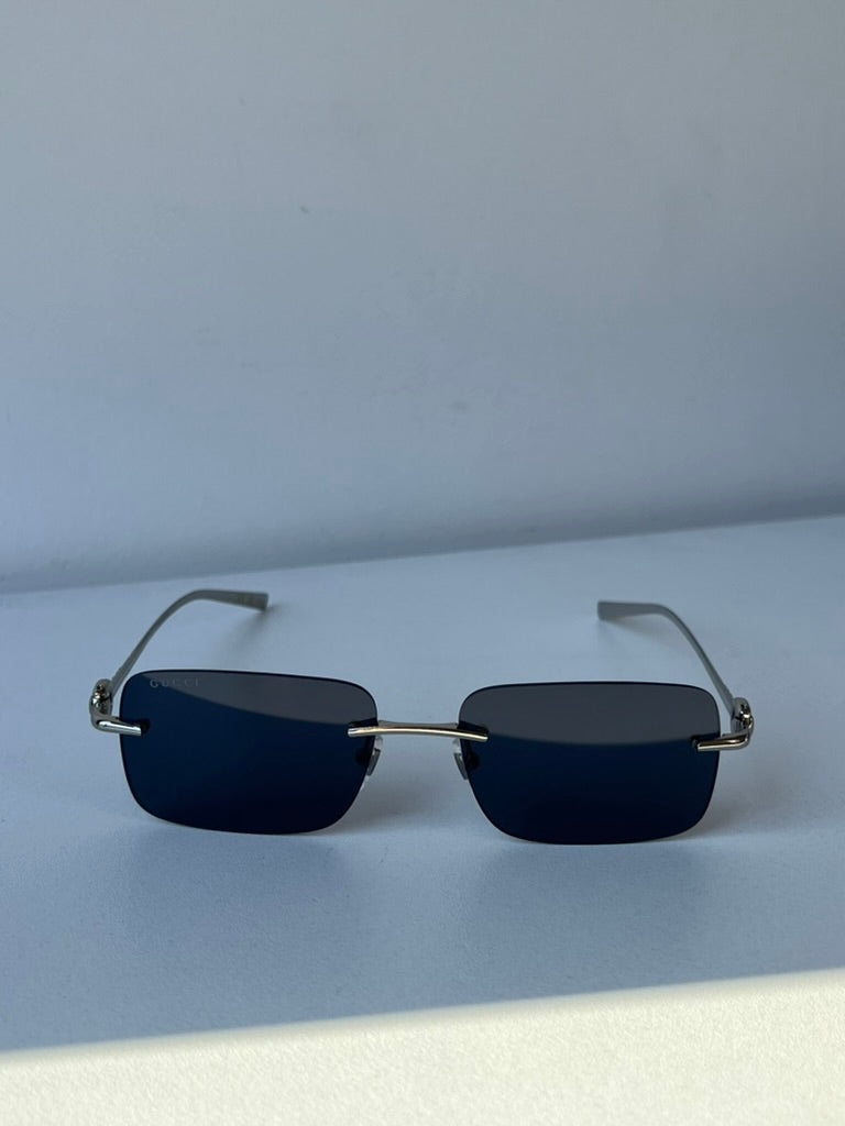 Gucci GG1703S Rimless Sunglasses in Silver