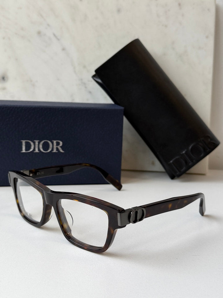 Dior IconO S1F Eyeglasses Frames in Havana Brown