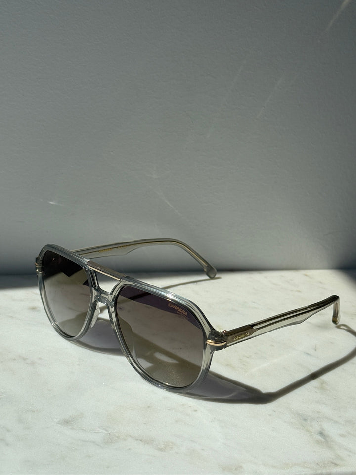 Carrera 315/S Aviator Sunglasses in Transparent Grey Mirror
