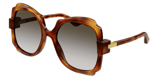 Gucci GG1431S Havana Brown Oversized Sunglasses – Designer Daydream