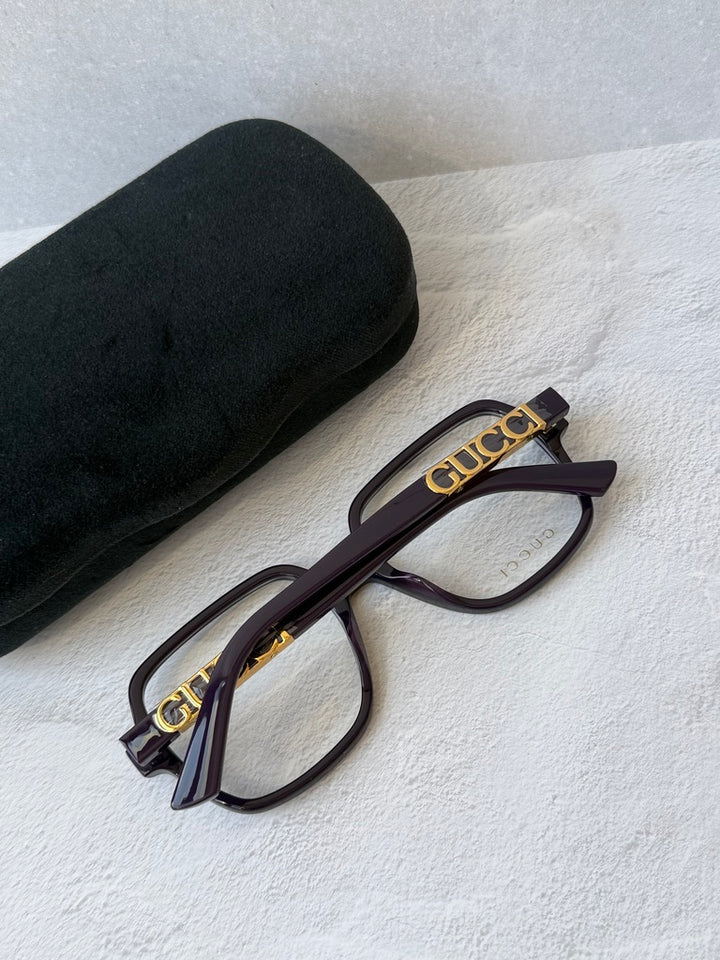 Monturas cuadradas Gucci GG1193O en negro 