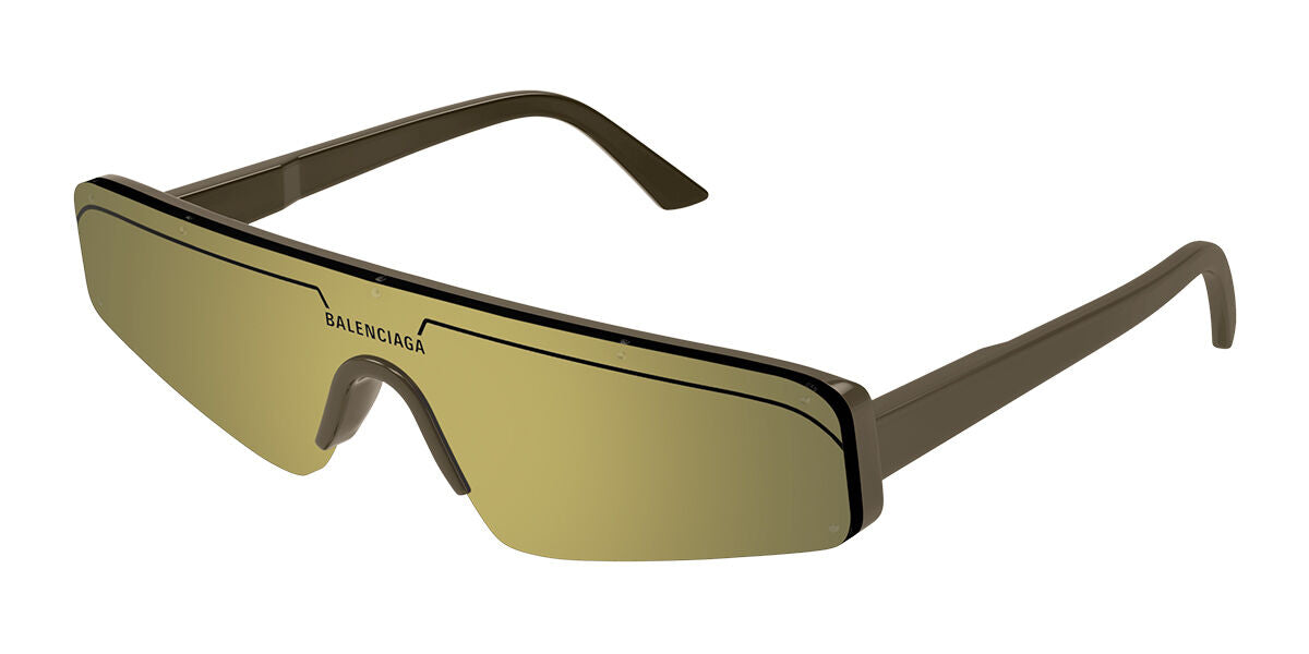 Balenciaga BB0003S Ski Shield Mirrored | Designer Daydream