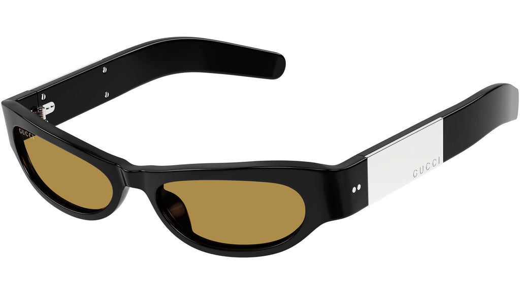 Gucci GG1635S Black Yellow Cat Eye Sunglasses – Designer  display picture 1