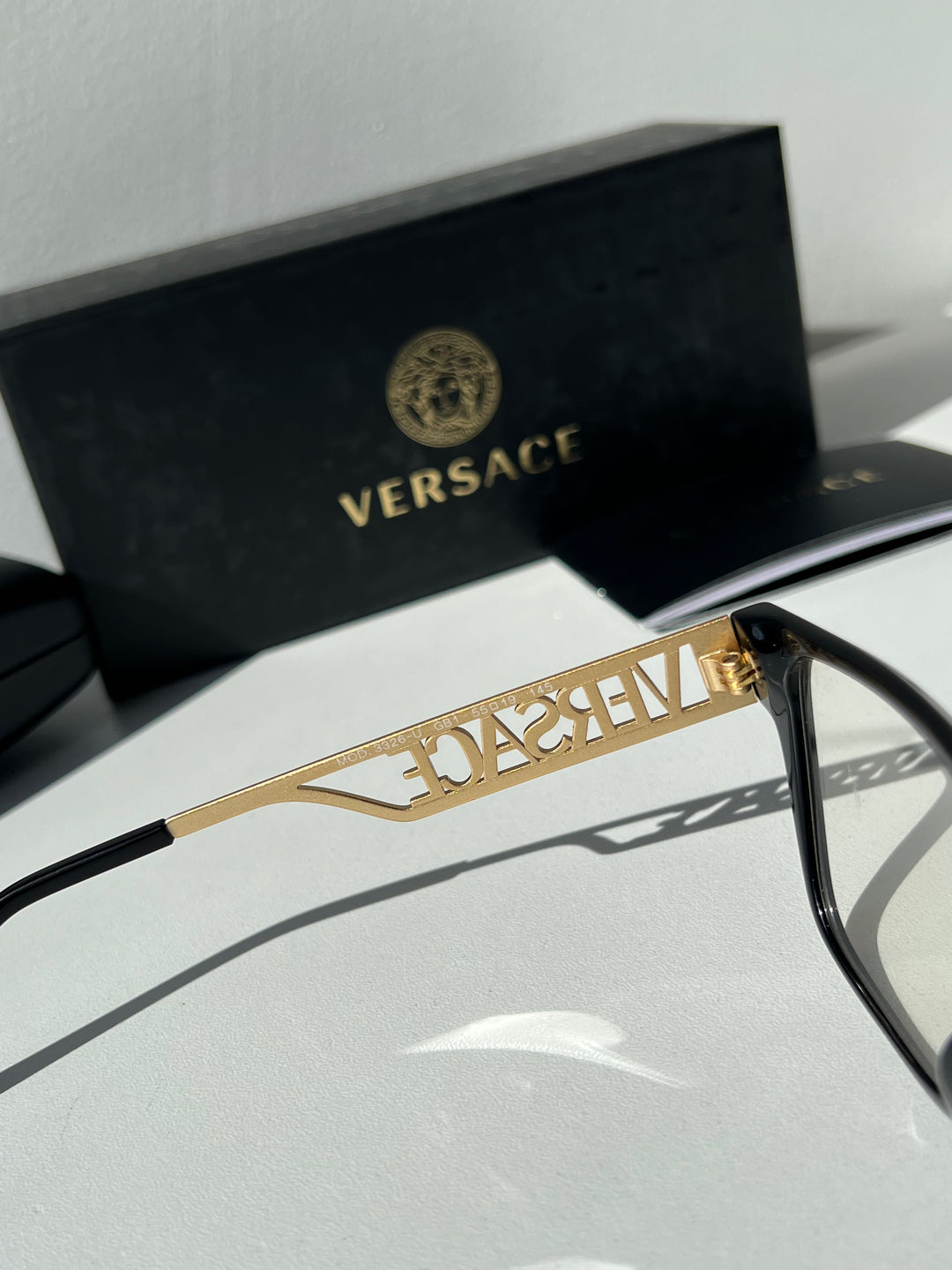 Versace VE3326U Black Gold Unisex Frames