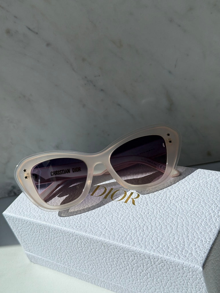 Dior Pacific B3U Cat Eye Sunglasses in Milky Pink