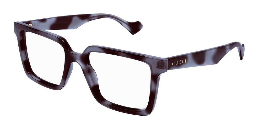 Gucci GG1540O Square Frames in Grey Havana