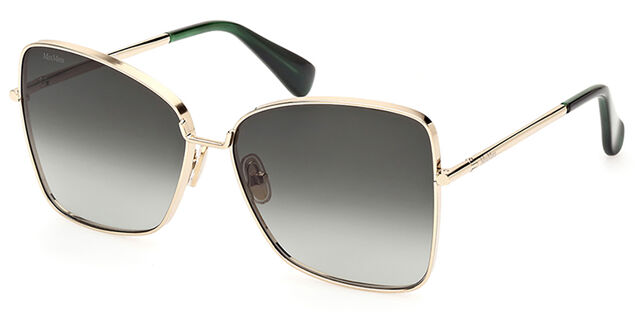 Max Mara MM0097 Menton Butterfly Sunglasses in Gold