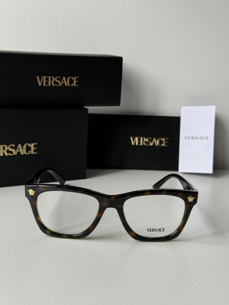 Versace VE3363U Eyeglass Frames in Havana Brown