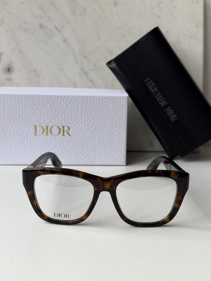 Dior Lady 95.22O S1I Cat Eye Frames in Havana Brown