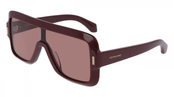 Salvatore Ferragamo SF2061SE Mask Sunglasses in Burgundy