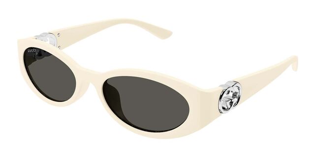 Gucci GG1662SA Oval Sunglasses in White