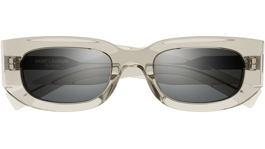 Saint Laurent SL697 Sunglasses in Transparent Mirror