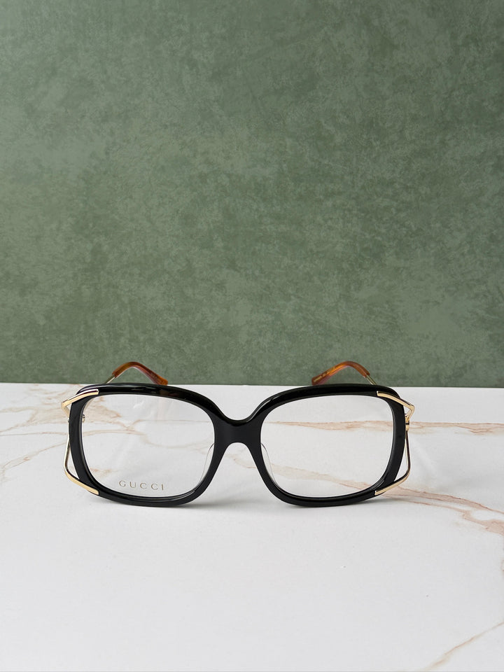 Monturas de ojos de gato Gucci GG0634O en marrón