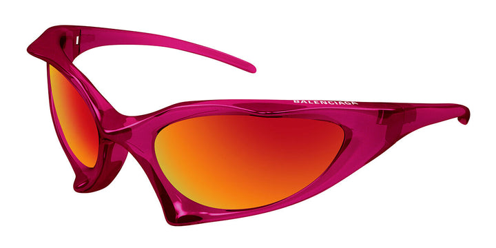 Balenciaga BB0352S Sunglasses in Red Mirror