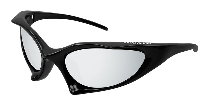 Balenciaga BB0352S Sunglasses in Black Mirror