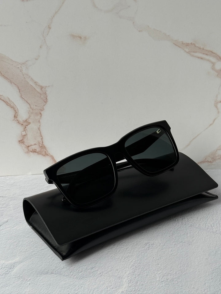 Saint Laurent SL M170 Square Sunglasses in Black