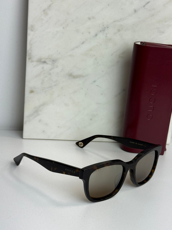 Gucci GG1639SA Havana Brown Unisex Sunglasses